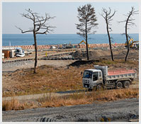 震災海岸復旧工事　現場画像　その1